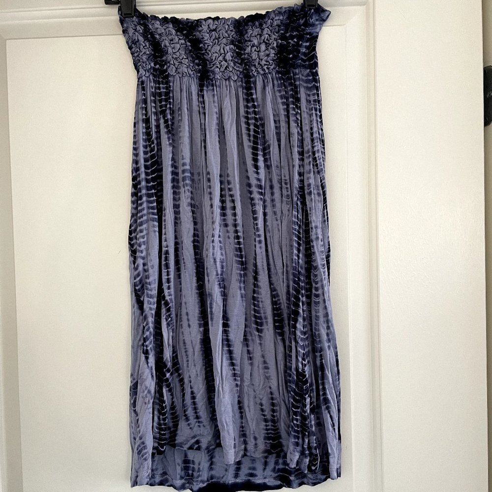 Strapless Tie Dye Dress